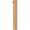 Ekena Millwork Merced Block Smooth Bracket w/ Offset Brace, Western Red Cedar, 3 1/2"W x 18"D x 26"H BKT0402X18X26MRC05SWR - alternate 4